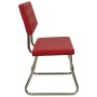 Banco de cuero sintético rojo tinto 110 cm de vidaXL, Bancos de comedor y cocina - Ref: Foro24-325859, Precio: 119,02 €, Desc...