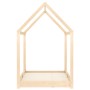 Estructura de cama infantil de madera maciza de pino 90x200 cm de vidaXL, Cunas y camas para niños - Ref: Foro24-283348, Prec...