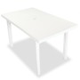 Juego de comedor de jardín 5 piezas plástico blanco de vidaXL, Conjuntos de jardín - Ref: Foro24-275074, Precio: 473,58 €, De...