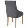 Sillas de comedor 4 unidades de tela gris oscuro de vidaXL, Sillas de comedor - Ref: Foro24-274423, Precio: 506,47 €, Descuen...