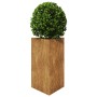Jardineras triangulares 2 uds acero oxidado 50x43x75 cm en Macetas y jardineras | Comprar online en Foru.es