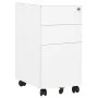 Armario archivador móvil acero blanco 30x45x59 cm de vidaXL, Armarios archivadores - Ref: Foro24-335982, Precio: 127,91 €, De...