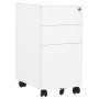 Armario archivador móvil acero blanco 30x45x59 cm de vidaXL, Armarios archivadores - Ref: Foro24-335982, Precio: 129,55 €, De...