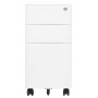 Armario archivador móvil acero blanco 30x45x59 cm de vidaXL, Armarios archivadores - Ref: Foro24-335982, Precio: 129,55 €, De...