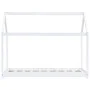 Estructura de cama infantil madera maciza pino blanco 70x140 cm de vidaXL, Cunas y camas para niños - Ref: Foro24-283349, Pre...