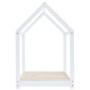 Estructura de cama infantil madera maciza pino blanco 70x140 cm de vidaXL, Cunas y camas para niños - Ref: Foro24-283349, Pre...