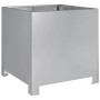 Jardineras 2 unidades acero galvanizado 40x40x40 cm en Macetas y jardineras | Comprar online en Foru.es