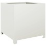 Jardinera de acero blanca 50x50x50 cm en Macetas y jardineras | Comprar online en Foru.es