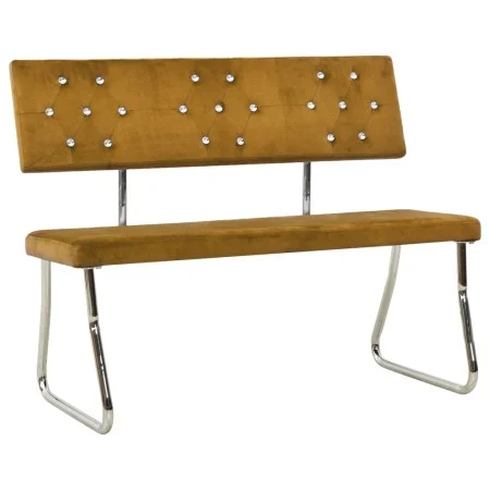 Braune Samtbank 110 cm von vidaXL, Ess- und Küchenbänke - Ref: Foro24-325871, Preis: 110,33 €, Rabatt: %