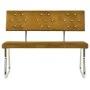 Braune Samtbank 110 cm von vidaXL, Ess- und Küchenbänke - Ref: Foro24-325871, Preis: 110,33 €, Rabatt: %