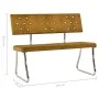 Braune Samtbank 110 cm von vidaXL, Ess- und Küchenbänke - Ref: Foro24-325871, Preis: 110,33 €, Rabatt: %