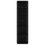 Mueble zapatero madera contrachapada negro 27,5x27x102 cm de vidaXL, Zapateros y organizadores de calzado - Ref: Foro24-80848...
