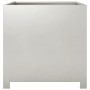 Jardinera de acero inoxidable 50x50x50 cm en Macetas y jardineras | Comprar online en Foru.es