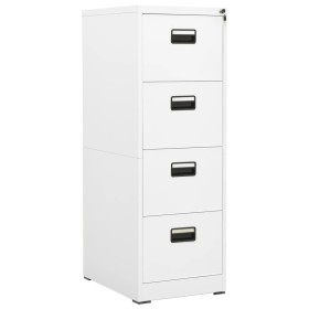 Armario archivador de acero blanco 46x62x133 cm de vidaXL, Armarios archivadores - Ref: Foro24-336278, Precio: 263,47 €, Desc...