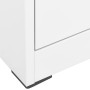 Armario archivador de acero blanco 46x62x133 cm de vidaXL, Armarios archivadores - Ref: Foro24-336278, Precio: 263,47 €, Desc...
