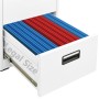 Armario archivador de acero blanco 46x62x133 cm de vidaXL, Armarios archivadores - Ref: Foro24-336278, Precio: 263,47 €, Desc...