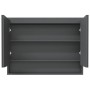 Armario de baño con espejo MDF gris 80x15x60 cm de vidaXL, Tocadores de baño - Ref: Foro24-331534, Precio: 132,01 €, Descuent...