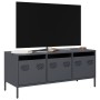 Mueble de TV acero laminado en frío antracita 101,5x39x43,5 cm en Muebles TV | Comprar online en Foru.es