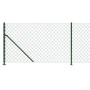 Cerca de alambre con brida verde 0,8x25 m de vidaXL, Paneles de vallas - Ref: Foro24-153944, Precio: 87,41 €, Descuento: %