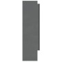 Armario de baño con espejo MDF gris brillante 80x15x60 cm de vidaXL, Tocadores de baño - Ref: Foro24-331533, Precio: 118,66 €...
