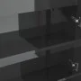 Armario de baño con espejo MDF gris brillante 80x15x60 cm de vidaXL, Tocadores de baño - Ref: Foro24-331533, Precio: 108,33 €...