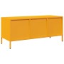 Mueble para TV acero laminado en frío amarillo 101,5x39x43,5 cm en Muebles TV | Comprar online en Foru.es