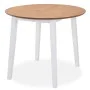 Juego de comedor de MDF y madera de caucho 5 piezas blanco de vidaXL, muebles para cocinas y comedores - Ref: Foro24-274943, ...