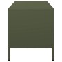 Mueble TV acero laminado en frío verde oliva 101,5x39x43,5 cm en Muebles TV | Comprar online en Foru.es