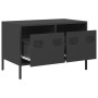 Mueble para TV acero laminado en frío negro 68x39x43,5 cm en Muebles TV | Comprar online en Foru.es