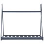 Estructura de cama infantil madera maciza pino gris 70x140 cm de vidaXL, Cunas y camas para niños - Ref: Foro24-283361, Preci...