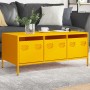 Mesa de centro acero laminado en frío amarillo 101,5x50x43,5 cm en Mesas de centro | Comprar online en Foru.es