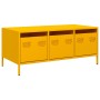 Mesa de centro acero laminado en frío amarillo 101,5x50x43,5 cm en Mesas de centro | Comprar online en Foru.es