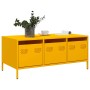 Mesa de centro acero laminado en frío amarillo 101,5x50x43,5 cm en Mesas de centro | Comprar online en Foru.es