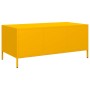 Mesa de centro acero laminado en frío amarillo 101,5x50x43,5 cm en Mesas de centro | Comprar online en Foru.es