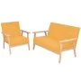 Juego de sofás de tela de 2 piezas color amarillo de vidaXL, Sofás - Ref: Foro24-274916, Precio: 309,20 €, Descuento: %