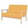Juego de sofás de tela de 2 piezas color amarillo de vidaXL, Sofás - Ref: Foro24-274916, Precio: 309,20 €, Descuento: %