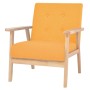 Juego de sofás de tela de 2 piezas color amarillo de vidaXL, Sofás - Ref: Foro24-274916, Precio: 314,02 €, Descuento: %