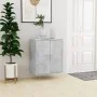 Mueble zapatero madera de ingeniería gris hormigón 60x35x70 cm de vidaXL, Zapateros y organizadores de calzado - Ref: Foro24-...