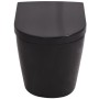 Inodoro de pared con cisterna oculta cerámica negro de vidaXL, Baños - Ref: Foro24-274670, Precio: 389,96 €, Descuento: %