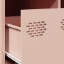 Mesa de centro acero laminado en frío rosa 101,5x50x43,5 cm en Mesas de centro | Comprar online en Foru.es