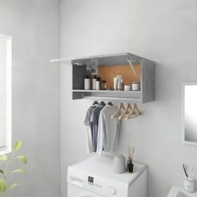Armario de madera contrachapada gris hormigón 70x32,5x35 cm de vidaXL, Armarios roperos - Ref: Foro24-808246, Precio: 42,53 €...