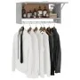 Armario de madera contrachapada gris hormigón 70x32,5x35 cm de vidaXL, Armarios roperos - Ref: Foro24-808246, Precio: 42,53 €...