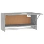 Armario de madera contrachapada gris hormigón 70x32,5x35 cm de vidaXL, Armarios roperos - Ref: Foro24-808246, Precio: 42,53 €...