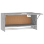 Armario de madera contrachapada gris hormigón 70x32,5x35 cm de vidaXL, Armarios roperos - Ref: Foro24-808246, Precio: 39,14 €...
