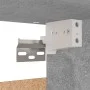 Armario de madera contrachapada gris hormigón 70x32,5x35 cm de vidaXL, Armarios roperos - Ref: Foro24-808246, Precio: 42,53 €...
