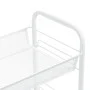 Carrito de cocina 3 niveles hierro blanco 46x26x64 cm de vidaXL, Carros de cocina y comedor - Ref: Foro24-336323, Precio: 43,...