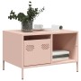Mesa de centro acero laminado en frío rosa 68,5x50x43,5 cm en Mesas de centro | Comprar online en Foru.es