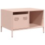 Mesa de centro acero laminado en frío rosa 68,5x50x43,5 cm en Mesas de centro | Comprar online en Foru.es