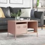 Mesa de centro acero laminado en frío rosa 68,5x50x43,5 cm en Mesas de centro | Comprar online en Foru.es