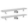 Desagüe ducha lineal 2 pzs burbuja 730x140 mm acero inoxidable de vidaXL, Desagües - Ref: Foro24-275967, Precio: 89,71 €, Des...